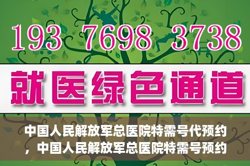 中国人民解放军总医院特需号代预约，中国人民解放军总医院特需号预约服务详解