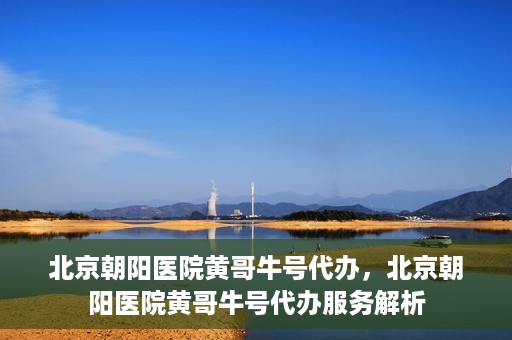北京朝阳医院黄哥牛号代办，北京朝阳医院黄哥牛号代办服务解析