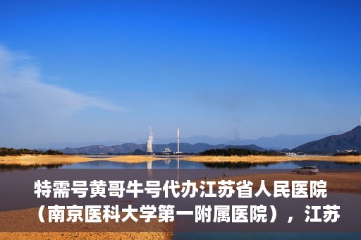 特需号黄哥牛号代办江苏省人民医院（南京医科大学第一附属医院），江苏省人民医院特需号代办服务，黄哥牛号助您轻松预约南京医科大学第一附属医院