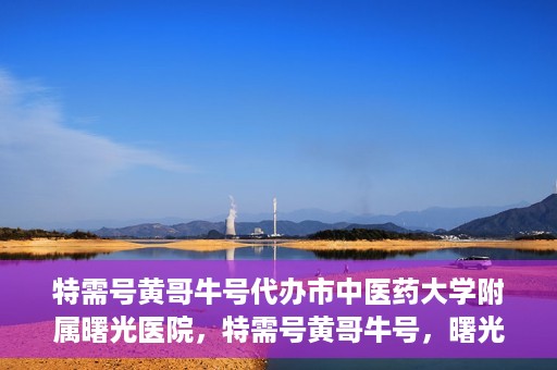 特需号黄哥牛号代办市中医药大学附属曙光医院，特需号黄哥牛号，曙光医院代办服务新探秘