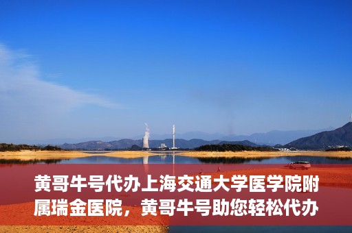 黄哥牛号代办上海交通大学医学院附属瑞金医院，黄哥牛号助您轻松代办上海交通大学医学院附属瑞金医院事务