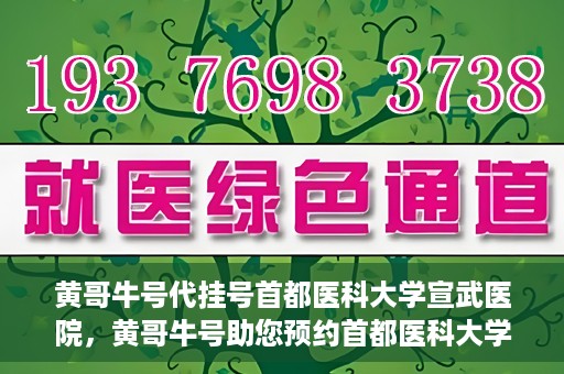黄哥牛号代挂号首都医科大学宣武医院，黄哥牛号助您预约首都医科大学宣武医院挂号服务