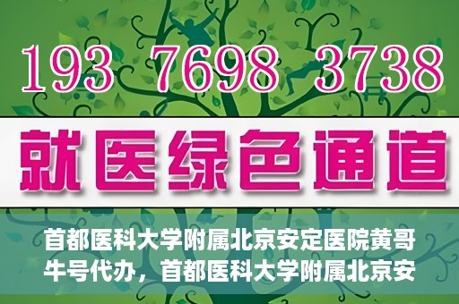 首都医科大学附属北京安定医院黄哥牛号代办，首都医科大学附属北京安定医院，黄哥牛号代办服务解析