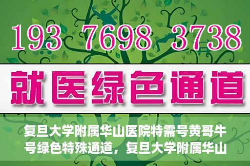 复旦大学附属华山医院特需号黄哥牛号绿色特殊通道，复旦大学附属华山医院特需号黄哥牛号，绿色通道的温暖守护之路