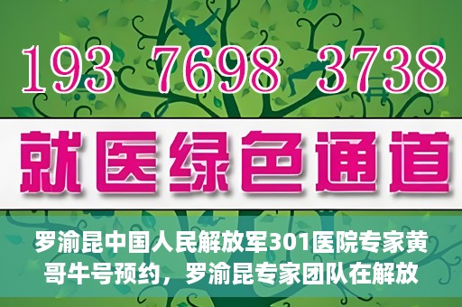 罗渝昆中国人民解放军301医院专家黄哥牛号预约，罗渝昆专家团队在解放军301医院，黄哥牛号预约指南及健康守护专家解读