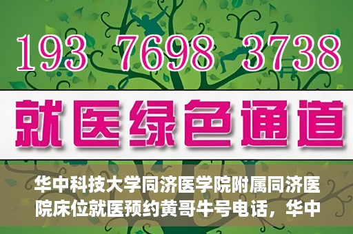 华中科技大学同济医学院附属同济医院床位就医预约黄哥牛号电话，华中科技大学同济医院床位预约热线，黄哥牛号电话一览