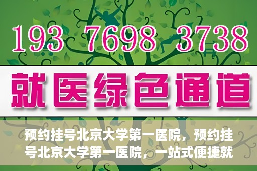 预约挂号北京大学第一医院，预约挂号北京大学第一医院，一站式便捷就医服务攻略