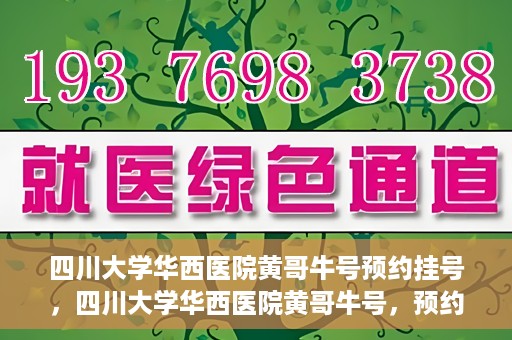 四川大学华西医院黄哥牛号预约挂号，四川大学华西医院黄哥牛号，预约挂号攻略与指南