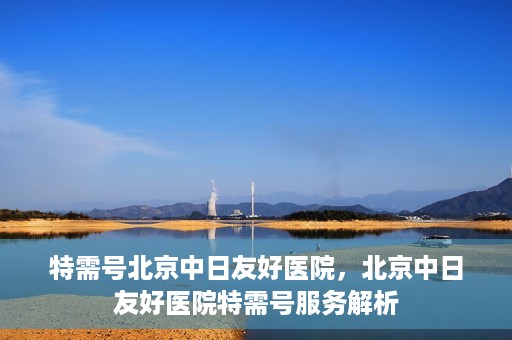 特需号北京中日友好医院，北京中日友好医院特需号服务解析