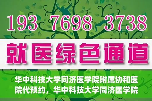 华中科技大学同济医学院附属协和医院代预约，华中科技大学同济医学院附属协和医院便捷代预约服务解析