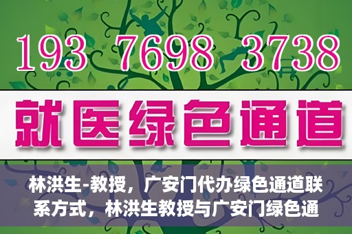 林洪生-教授，广安门代办绿色通道联系方式，林洪生教授与广安门绿色通道，联系方式揭秘