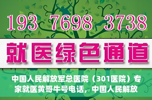 中国人民解放军总医院（301医院）专家就医黄哥牛号电话，中国人民解放军总医院（301医院）黄哥牛号电话专家就医攻略