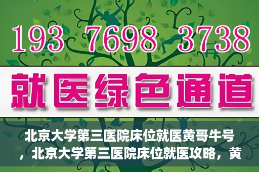 北京大学第三医院床位就医黄哥牛号，北京大学第三医院床位就医攻略，黄哥牛号助您轻松挂号就医