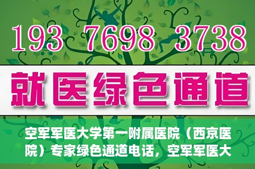 空军军医大学第一附属医院（西京医院）专家绿色通道电话，空军军医大学第一附属医院（西京医院）专家绿色通道联系电话揭秘