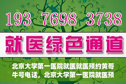 北京大学第一医院就医就医预约黄哥牛号电话，北京大学第一医院就医预约指南，黄哥牛号电话一键预约就医服务