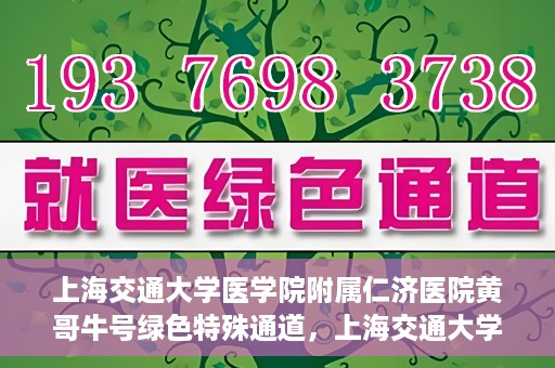 上海交通大学医学院附属仁济医院黄哥牛号绿色特殊通道，上海交通大学医学院附属仁济医院绿色特殊通道，黄哥牛号启动