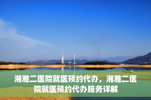 湘雅二医院就医预约代办，湘雅二医院就医预约代办服务详解