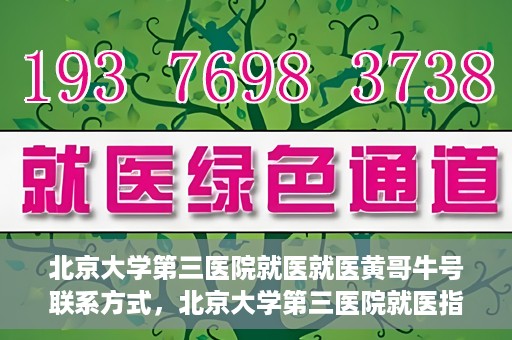 北京大学第三医院就医就医黄哥牛号联系方式，北京大学第三医院就医指南，黄哥牛号联系方式揭秘