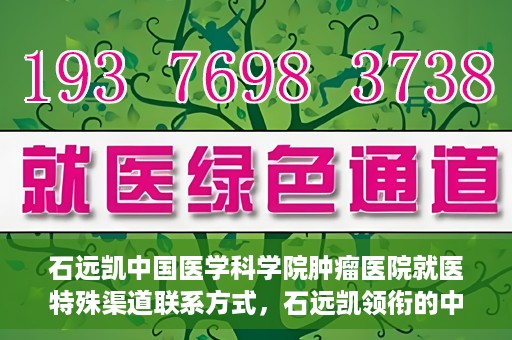 石远凯中国医学科学院肿瘤医院就医特殊渠道联系方式，石远凯领衔的中国医学科学院肿瘤医院就医特殊渠道指南