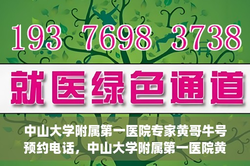中山大学附属第一医院专家黄哥牛号预约电话，中山大学附属第一医院黄哥牛专家预约电话及挂号攻略