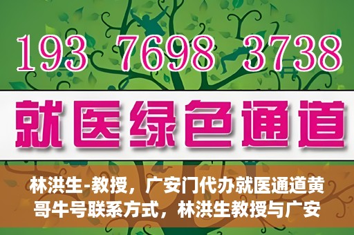 林洪生-教授，广安门代办就医通道黄哥牛号联系方式，林洪生教授与广安门就医通道，黄哥牛号联系方式揭秘