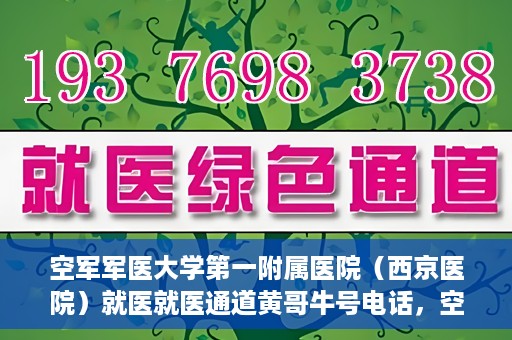 空军军医大学第一附属医院（西京医院）就医就医通道黄哥牛号电话，空军军医大学第一附属医院（西京医院）就医通道，黄哥牛号电话专线开通