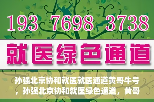 孙强北京协和就医就医通道黄哥牛号，孙强北京协和就医绿色通道，黄哥牛号助您轻松挂号就医