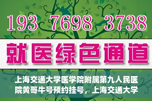 上海交通大学医学院附属第九人民医院黄哥牛号预约挂号，上海交通大学医学院附属第九人民医院黄哥牛号预约挂号攻略解析