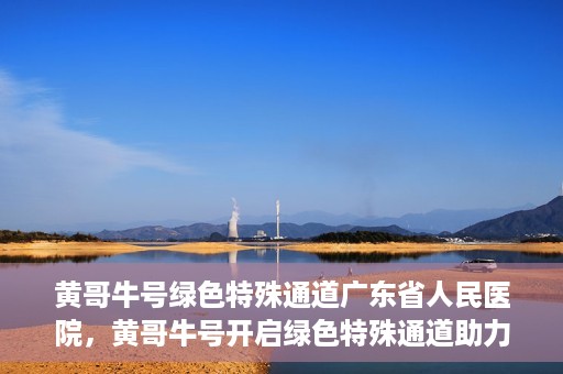 黄哥牛号绿色特殊通道广东省人民医院，黄哥牛号开启绿色特殊通道助力广东省人民医院服务升级