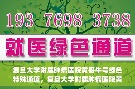复旦大学附属肿瘤医院黄哥牛号绿色特殊通道，复旦大学附属肿瘤医院黄哥牛号，绿色特殊通道揭秘