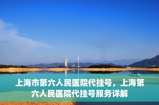 上海市第六人民医院代挂号，上海第六人民医院代挂号服务详解