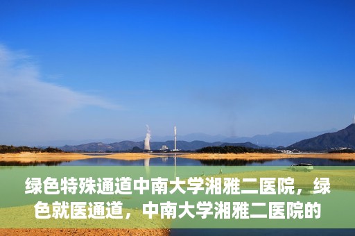绿色特殊通道中南大学湘雅二医院，绿色就医通道，中南大学湘雅二医院的独特实践