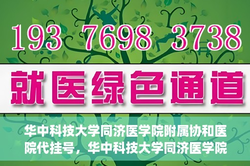华中科技大学同济医学院附属协和医院代挂号，华中科技大学同济医学院附属协和医院代挂号服务详解