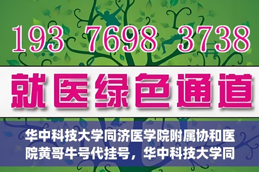 华中科技大学同济医学院附属协和医院黄哥牛号代挂号，华中科技大学同济医学院附属协和医院黄哥牛号代挂号服务详解
