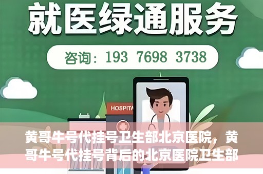 黄哥牛号代挂号卫生部北京医院，黄哥牛号代挂号背后的北京医院卫生部揭秘