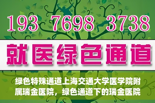绿色特殊通道上海交通大学医学院附属瑞金医院，绿色通道下的瑞金医院，探索医疗创新的绿色路径