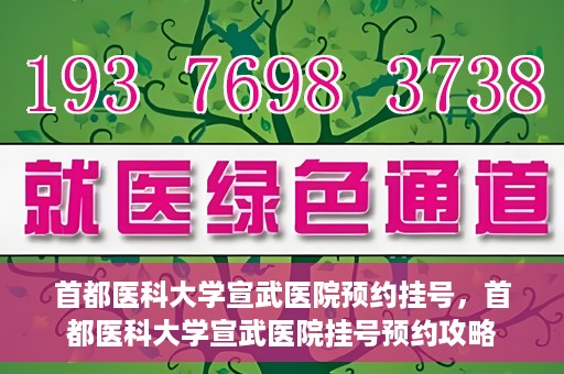首都医科大学宣武医院预约挂号，首都医科大学宣武医院挂号预约攻略