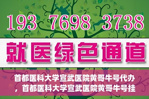 首都医科大学宣武医院黄哥牛号代办，首都医科大学宣武医院黄哥牛号挂号代办攻略