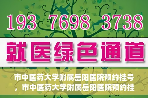 市中医药大学附属岳阳医院预约挂号，市中医药大学附属岳阳医院预约挂号攻略，便捷就医从这里开始
