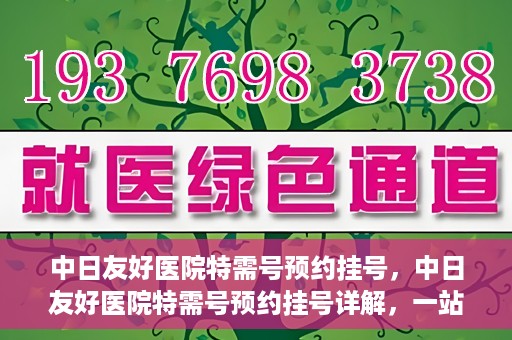 中日友好医院特需号预约挂号，中日友好医院特需号预约挂号详解，一站式解决您的就医难题