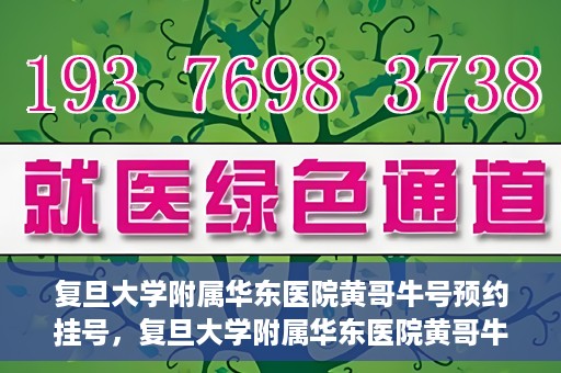 复旦大学附属华东医院黄哥牛号预约挂号，复旦大学附属华东医院黄哥牛号预约挂号攻略解析