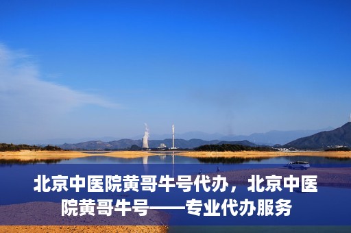 北京中医院黄哥牛号代办，北京中医院黄哥牛号——专业代办服务