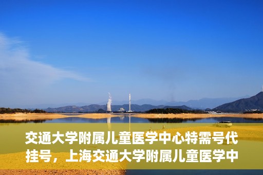 交通大学附属儿童医学中心特需号代挂号，上海交通大学附属儿童医学中心特需号代挂号服务解析